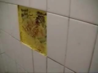 Public toilet pissing