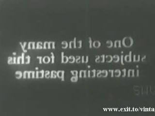 1929 vintaj dengan berambut lebat kate menyenangkan zakar/batang